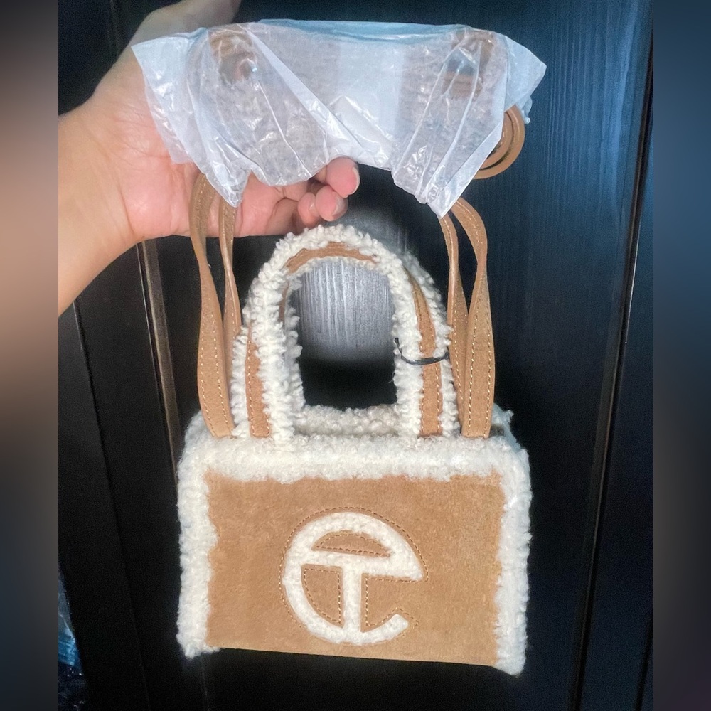 Telfar X Ugg Chestnut Small Shopping Bag (Brand New)